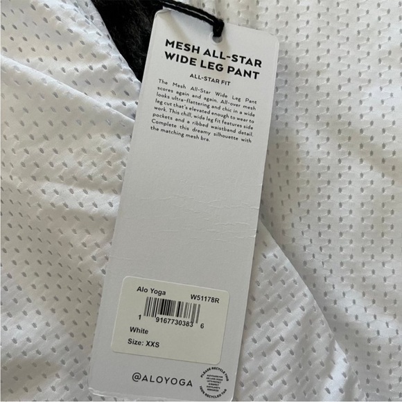 ALO Yoga White Track Pants - Picture 5 of 5